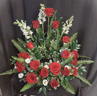 AF Red Rose Urn