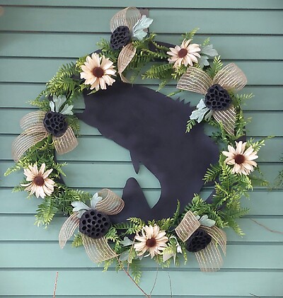 Big Bass Wreath