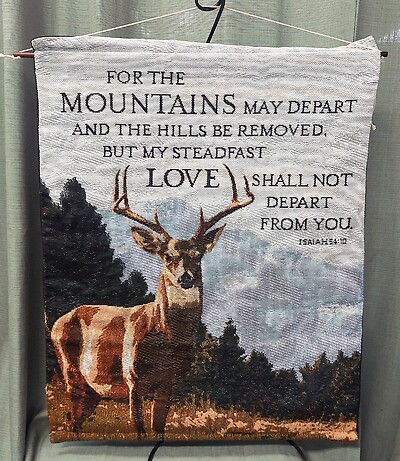 AF Small Wall Hanging, Depart from You, Deer Tapestry